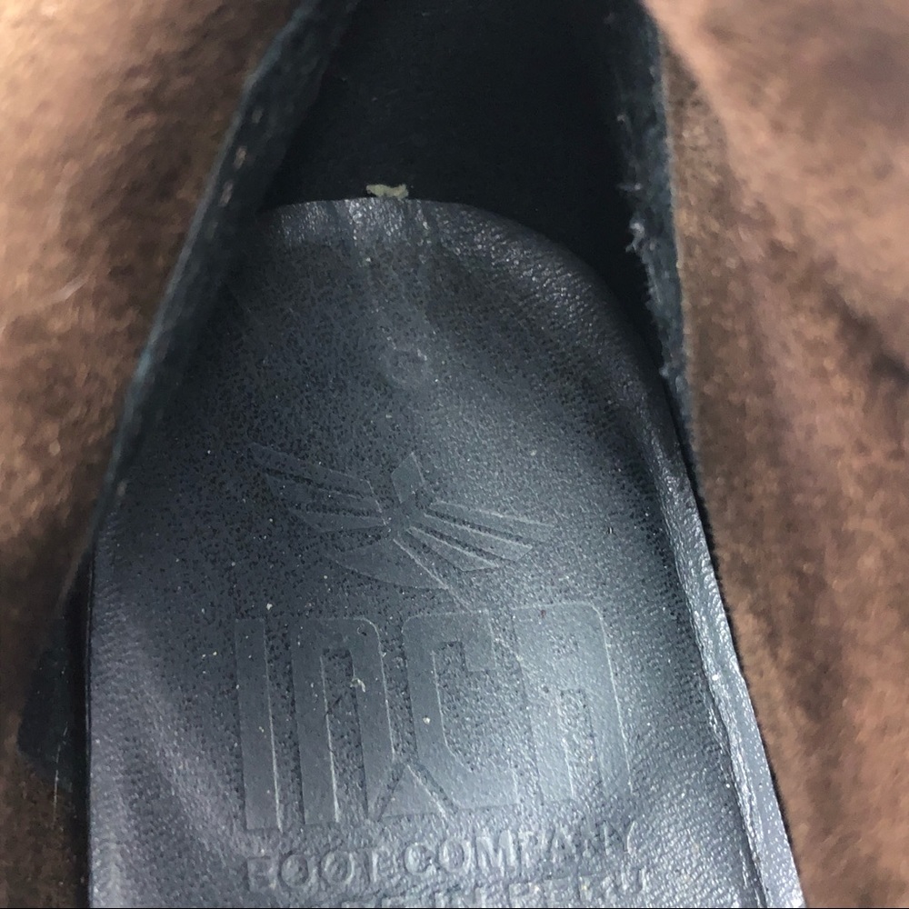 Inca Gray Leather Zip Tall Boots 8 - Picture 8 of 13